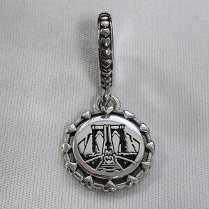 Pandora New York and Brooklyn Bridge Exclusive Charm, S925 Silver Jewelry